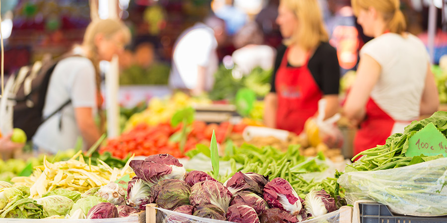 Generic farmers market image