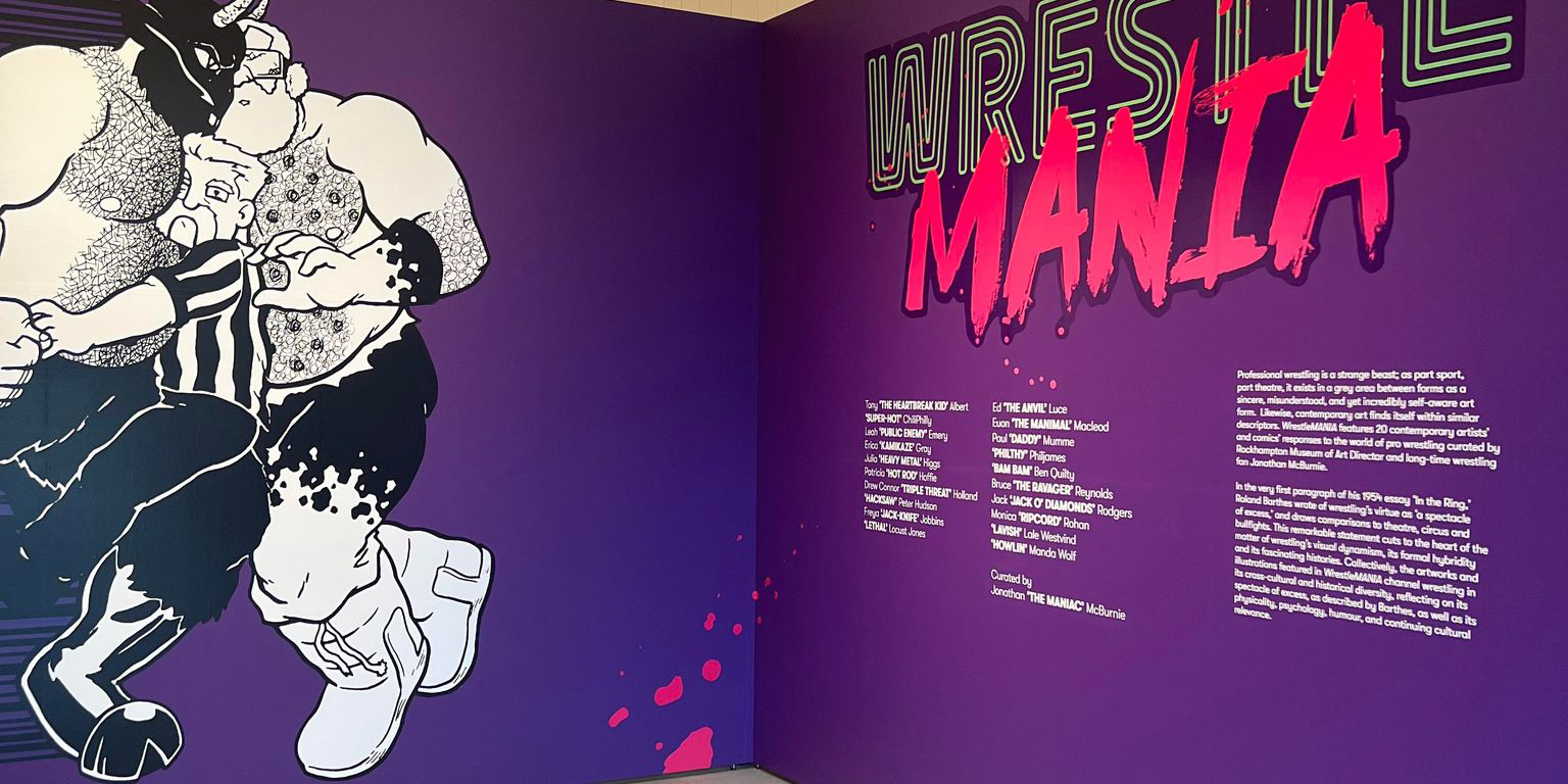 Wrestlemania wall art